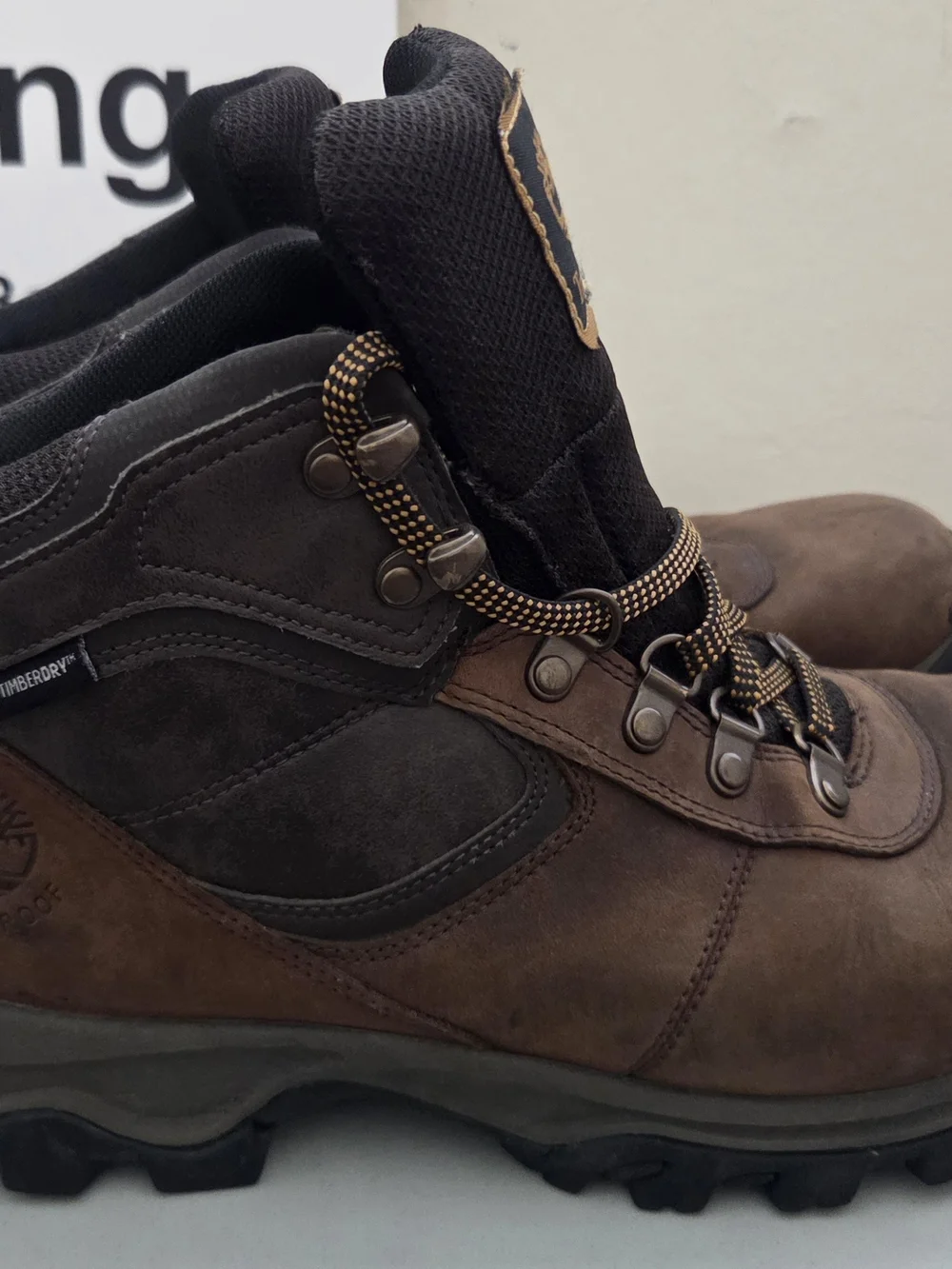Timberland Men's Brown Leather Hiking Boots